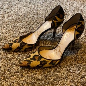 Sam Edelman cheetah heels